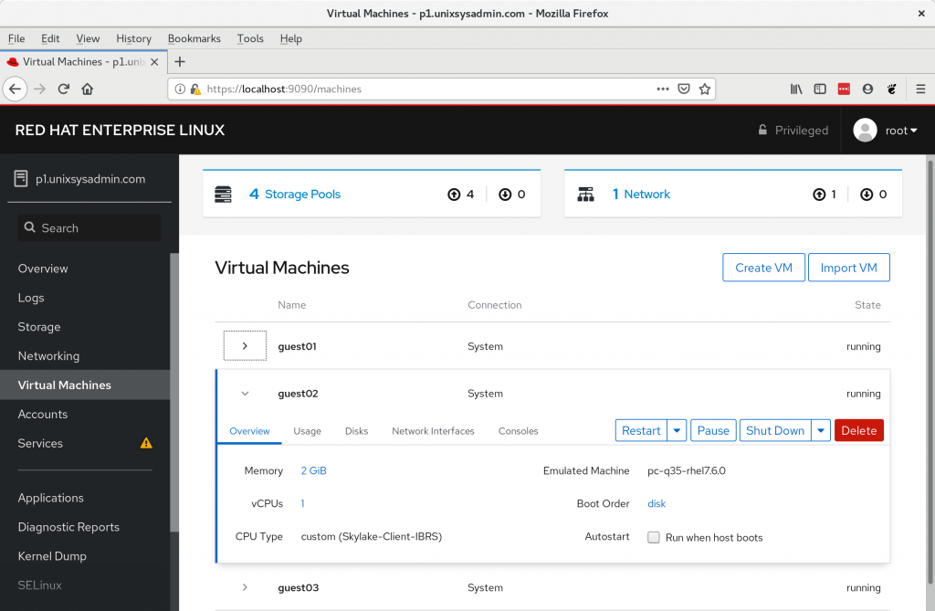 RHEL 8 KVM QCOW