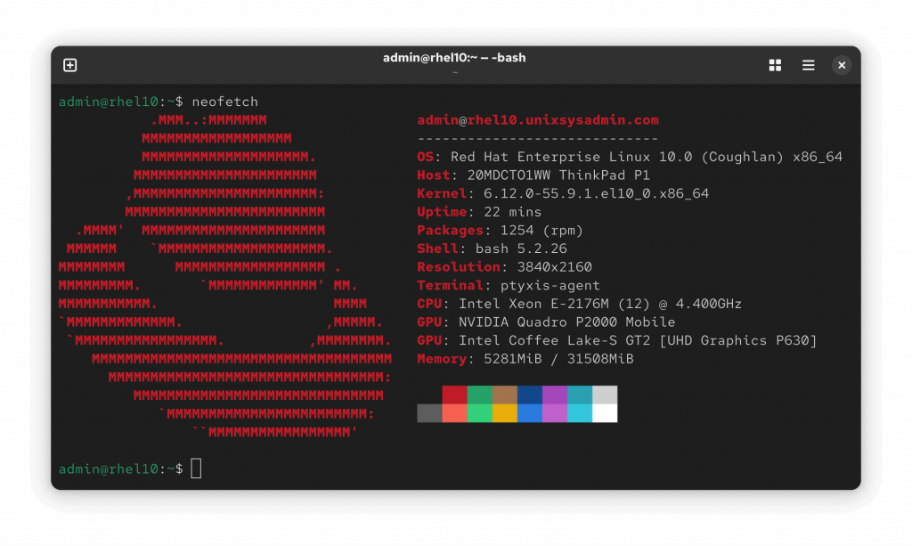 Red Hat Enterprise Linux 10